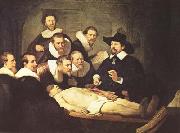 REMBRANDT Harmenszoon van Rijn The Anatomy Lesson of Dr.Nicolaes Tulp (mk08) Germany oil painting reproduction
